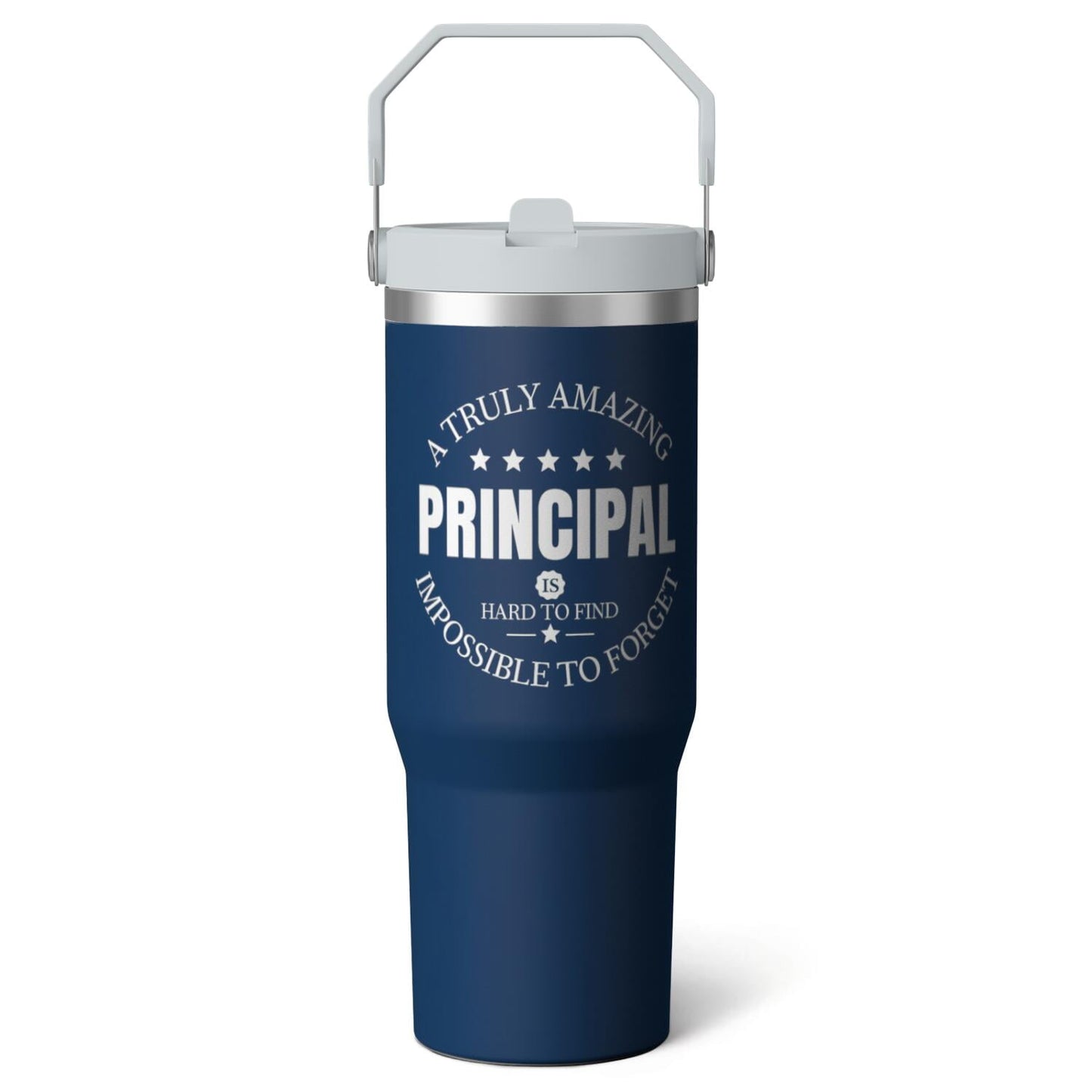 Frostbuddy™ 1pc Capibara 30oz Tumbler with Straw & Handle - Insulated Stainless - Reusable Stainless Steel Cup