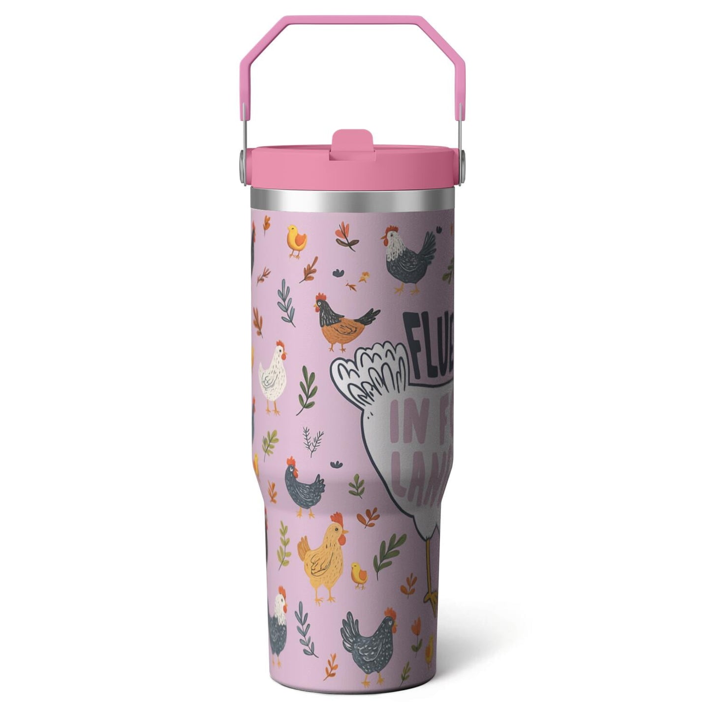 Frostbuddy™ 1pc pharmacist 30oz Tumbler with Straw & Handle - Insulated Stainless - Reusable Stainless Steel Cup