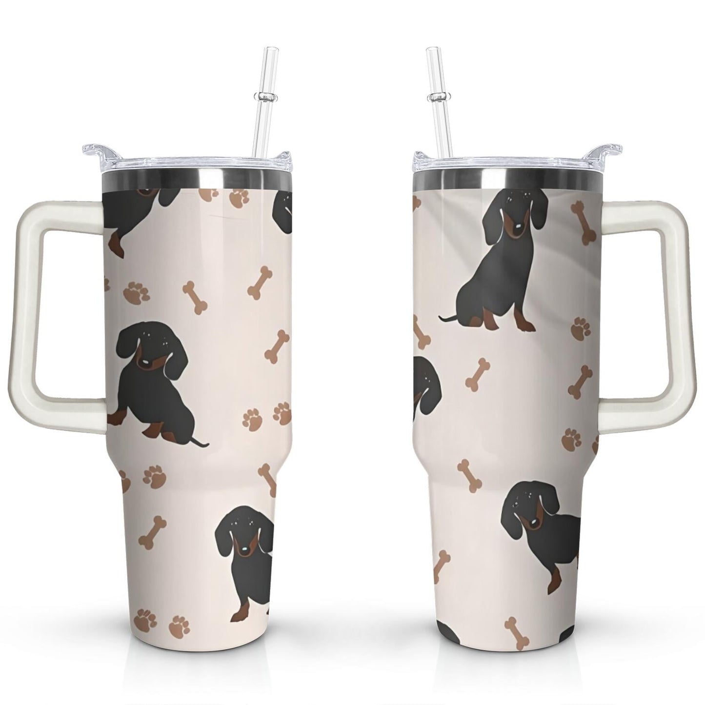 Frostbuddy™ Gift for Dog Lovers Cute Dog Tumbler for Women - 40oz - Insulated Travel Tumbler Cup