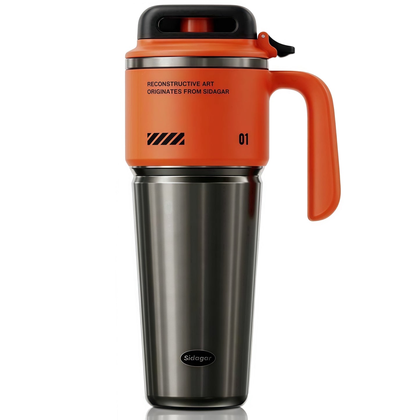 Frostbuddy™ Sidagar 32 oz Stainless Steel Vacuum Insulated Tumbler with Straw - Insulated Travel Tumbler Cup