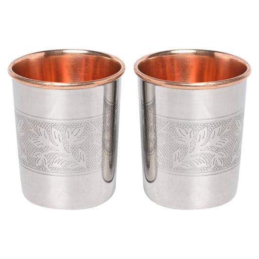 Frostbuddy™ HealthGoodsIn - Set of 2 Outer Stainless Steel and Inner Pure - Insulated Travel Tumbler Cup