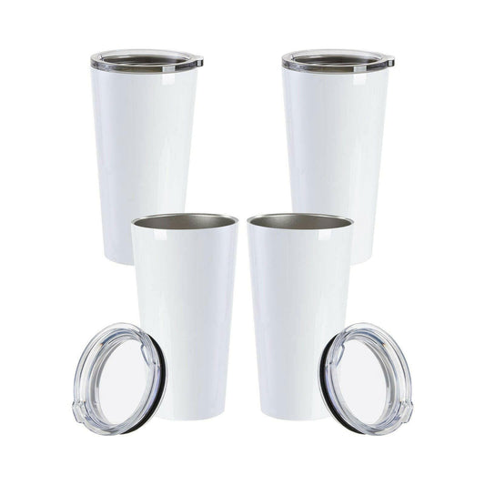 Craft Express 4 Pack 16oz Latte Sublimation Tumblers