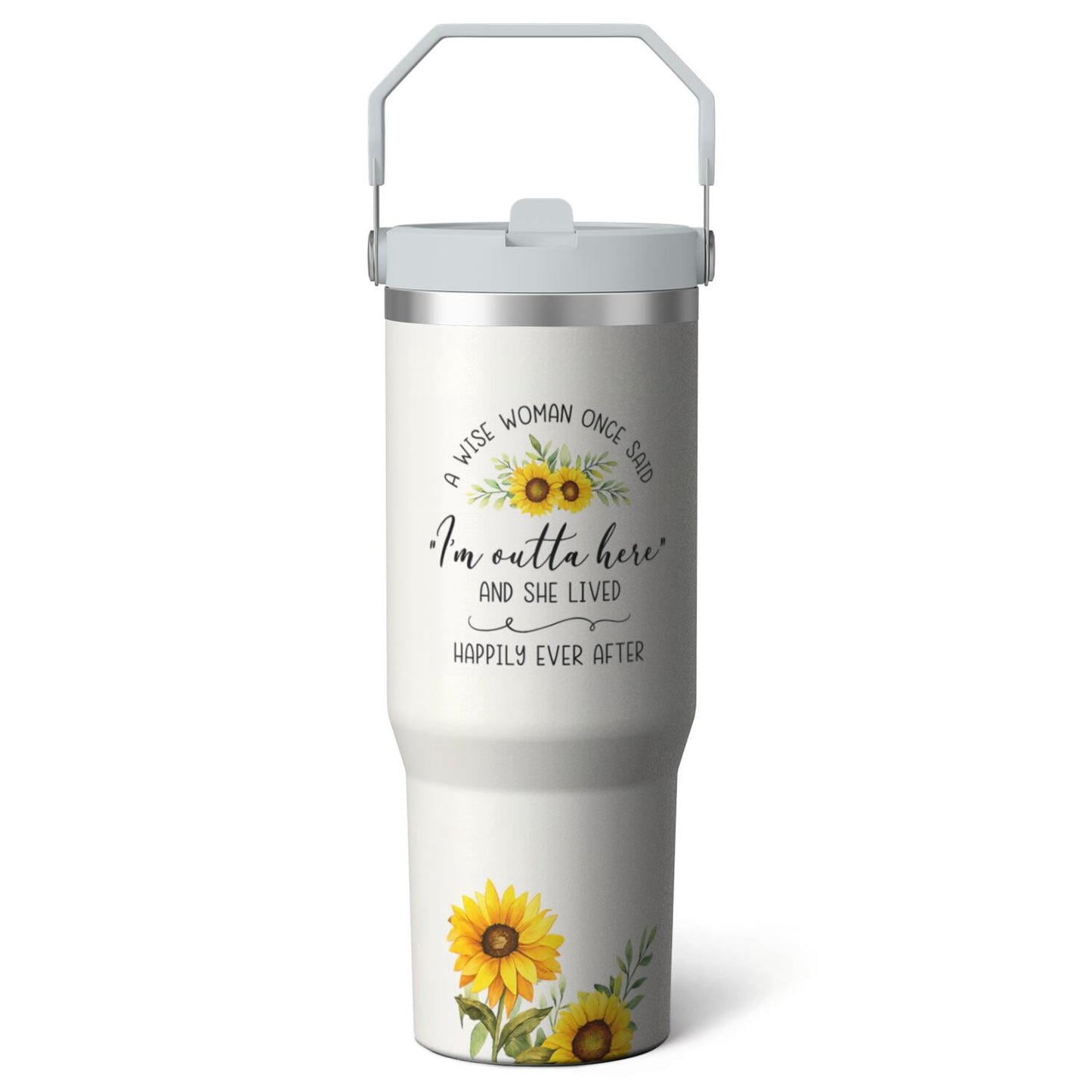 Frostbuddy™ 1pc pharmacist 30oz Tumbler with Straw & Handle - Insulated Stainless - Reusable Stainless Steel Cup