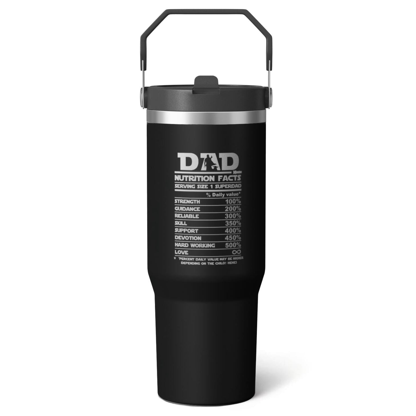 Frostbuddy™ 1pc pharmacist 30oz Tumbler with Straw & Handle - Insulated Stainless - Reusable Stainless Steel Cup