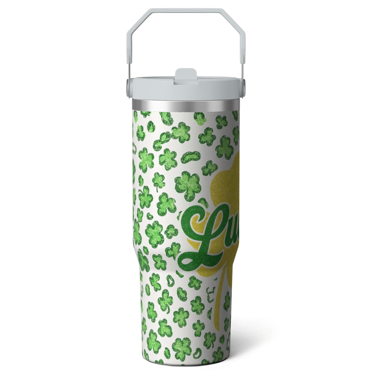 Frostbuddy™ 1pc Movie 30oz Tumbler with Straw & Handle - Insulated Stainless - Reusable Stainless Steel Cup