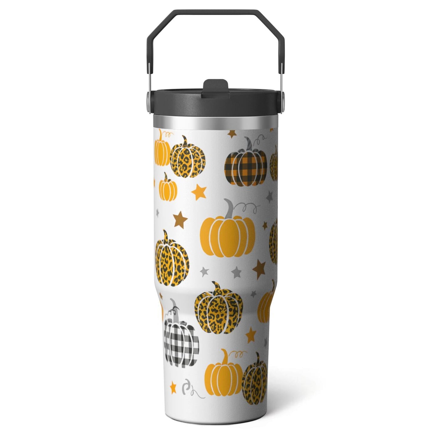Frostbuddy™ 1pc cherry 30oz Tumbler with Straw & Handle - Insulated Stainless - Reusable Stainless Steel Cup