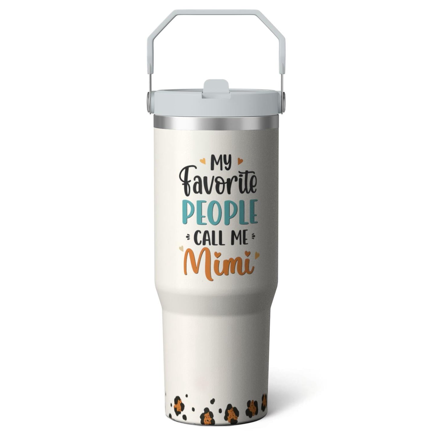 Frostbuddy™ 1pc pharmacist 30oz Tumbler with Straw & Handle - Insulated Stainless - Reusable Stainless Steel Cup