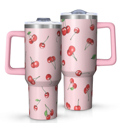 Frostbuddy™ 1pc nutcracker 40oz Tumbler with Straw & Handle - Insulated Stainless - Reusable Stainless Steel Cup