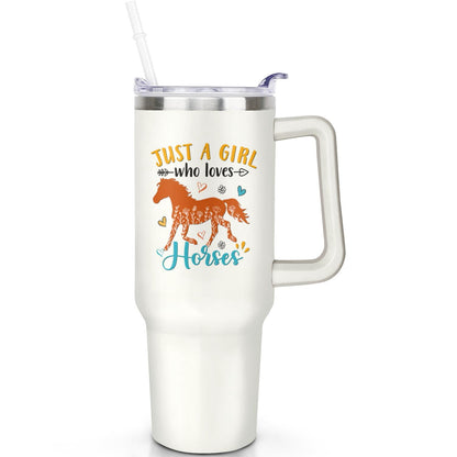 Frostbuddy™ 1pc daisy 40oz Tumbler with Straw & Handle - Insulated Stainless - Reusable Stainless Steel Cup
