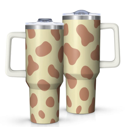 Frostbuddy™ 1pc nutcracker 40oz Tumbler with Straw & Handle - Insulated Stainless - Reusable Stainless Steel Cup