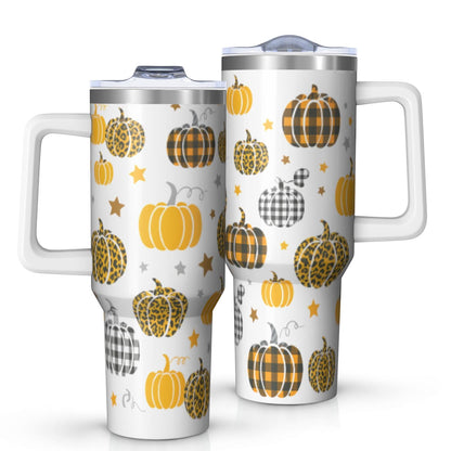 Frostbuddy™ 1pc nutcracker 40oz Tumbler with Straw & Handle - Insulated Stainless - Reusable Stainless Steel Cup