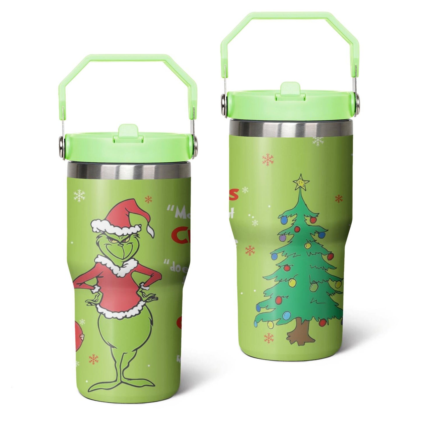 Frostbuddy™ 20oz Stainless Steel Tumbler with Lid and Straw,Spill Proof Travel Cup - Insulated Travel Coffee Mug