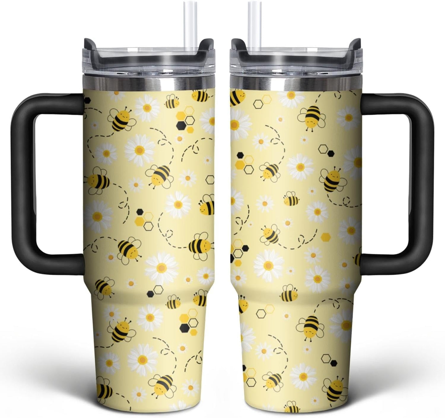 Frostbuddy™ Football Lover Gift 30 oz Flip Straw Tumbler with Top Handle - Insulated Travel Tumbler Cup