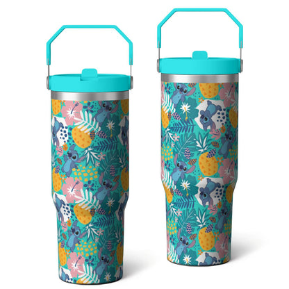 Frostbuddy™ 30oz Cartoon Movie Stainless Steel Tumbler with Lid and Straw,Spill Proof - Reusable Stainless Steel Cup