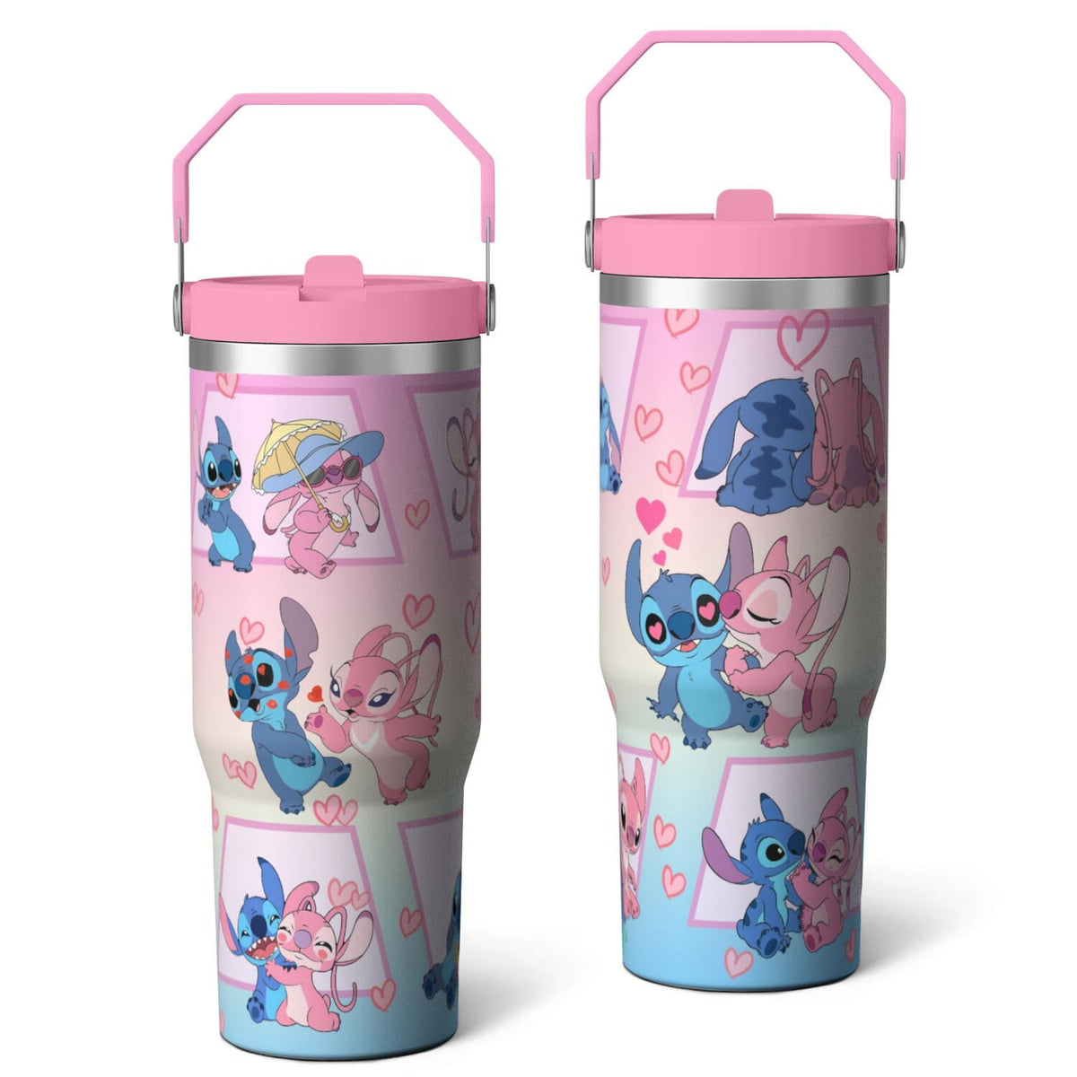 Frostbuddy™ 30oz Cartoon Movie Stainless Steel Tumbler with Lid and Straw,Spill Proof - Reusable Stainless Steel Cup