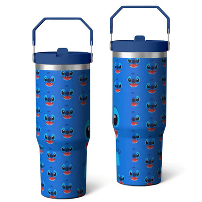 Frostbuddy™ 30oz Cartoon Movie Stainless Steel Tumbler with Lid and Straw,Spill Proof - Reusable Stainless Steel Cup