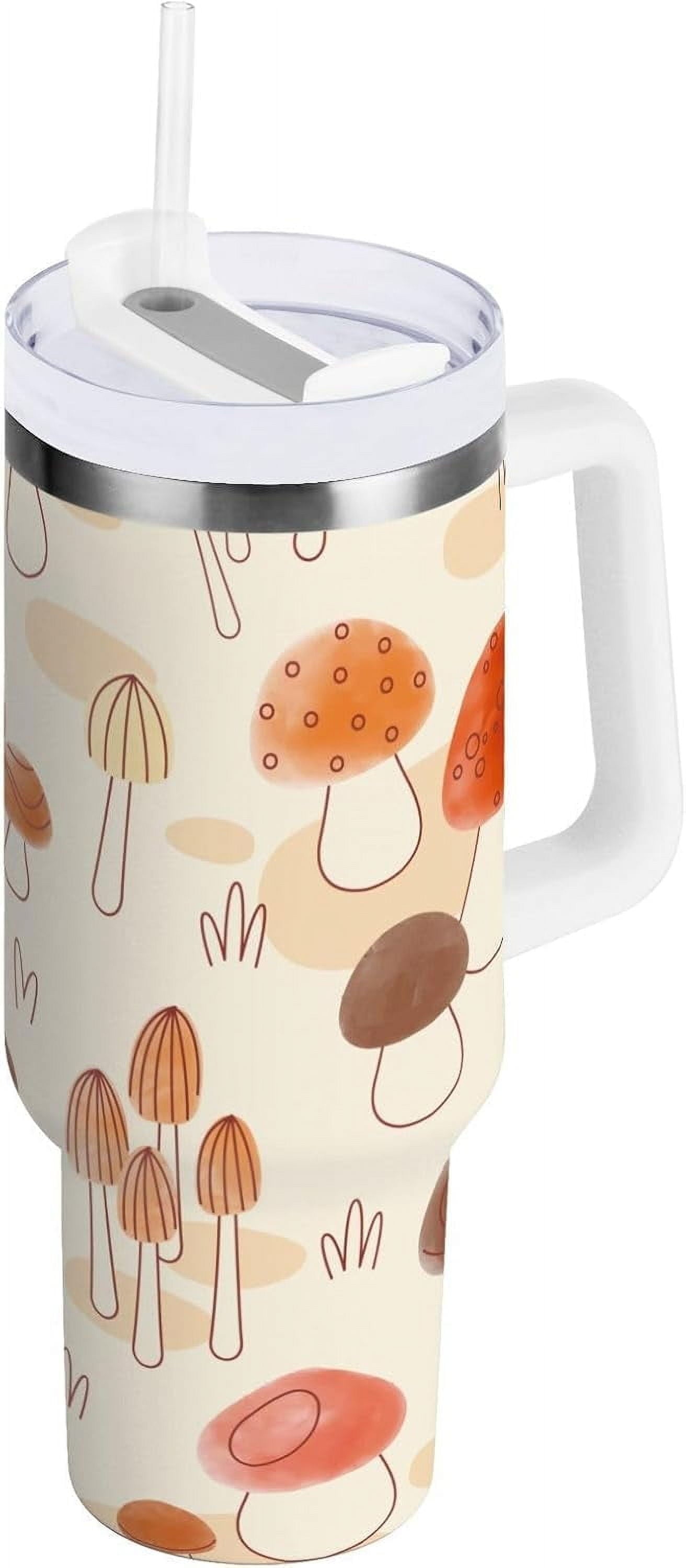 Frostbuddy™ 40 oz Tumbler with Handle Lid and Straw Insulated Water Tumbler - Insulated Travel Coffee Mug
