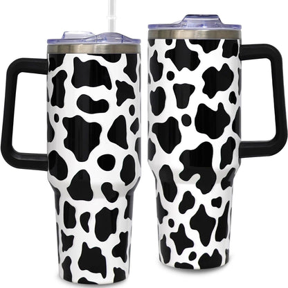 Frostbuddy™ 40oz Bee Tumbler With Handle Lid and Straw -Bee gifts - Reusable Stainless Steel Cup