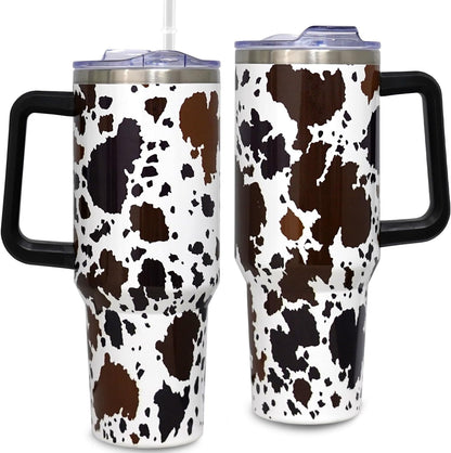 Frostbuddy™ 40oz Bee Tumbler With Handle Lid and Straw -Bee gifts - Reusable Stainless Steel Cup