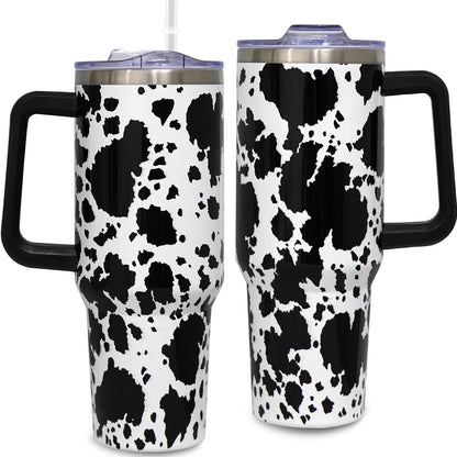 Frostbuddy™ 40oz Bee Tumbler With Handle Lid and Straw -Bee gifts - Reusable Stainless Steel Cup