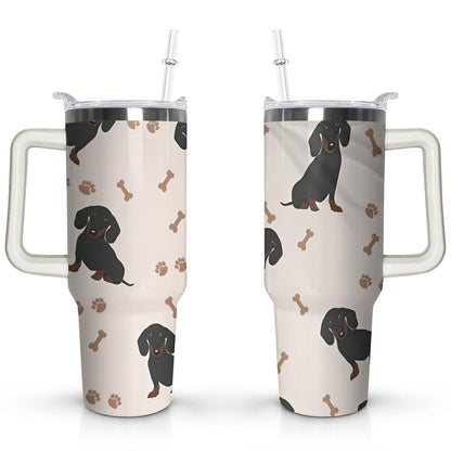 Frostbuddy™ Gift for Dog Lovers Cute Dog Tumbler for Women - 40oz - Insulated Travel Tumbler Cup