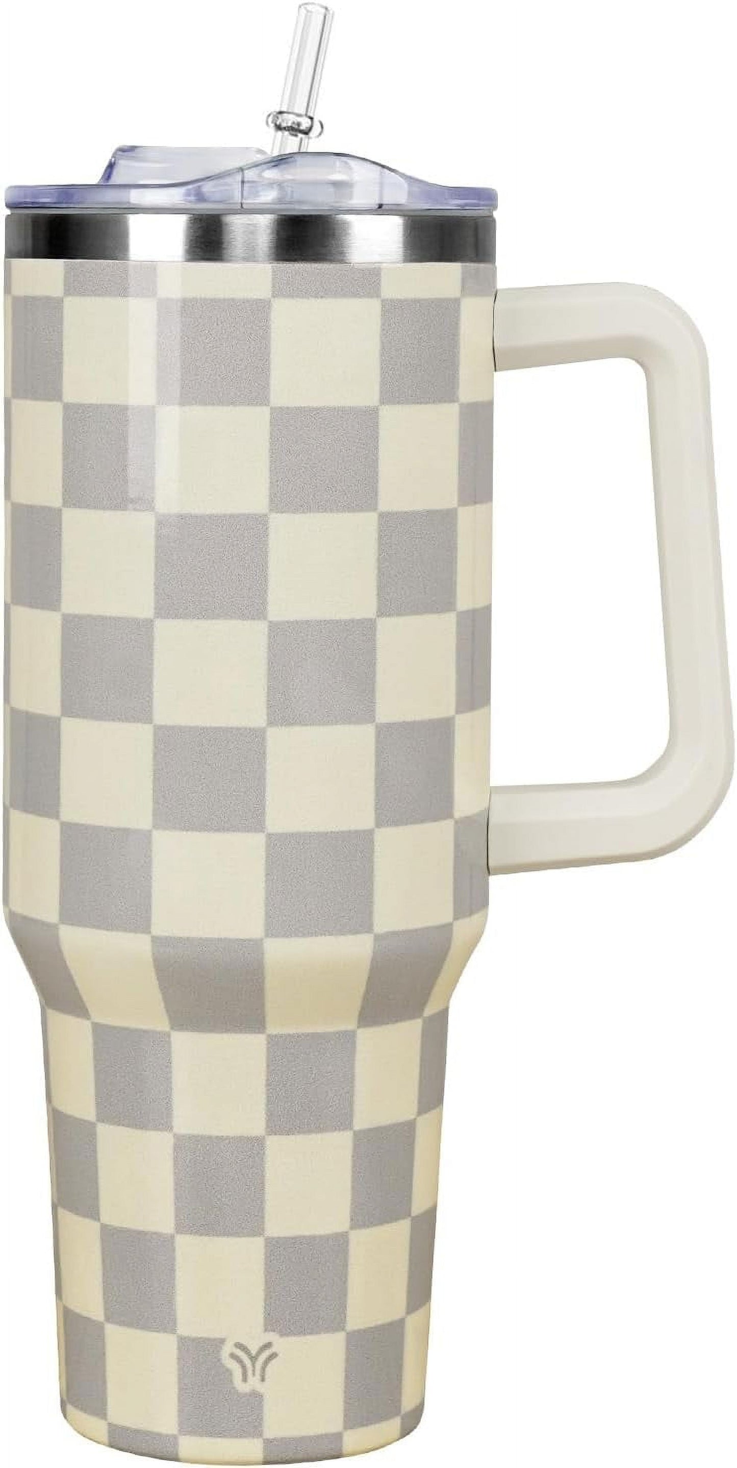 Frostbuddy™ 40oz Tumbler with Handle and Straw Lid | Vacuum Insulated Leak - Insulated Travel Tumbler Cup