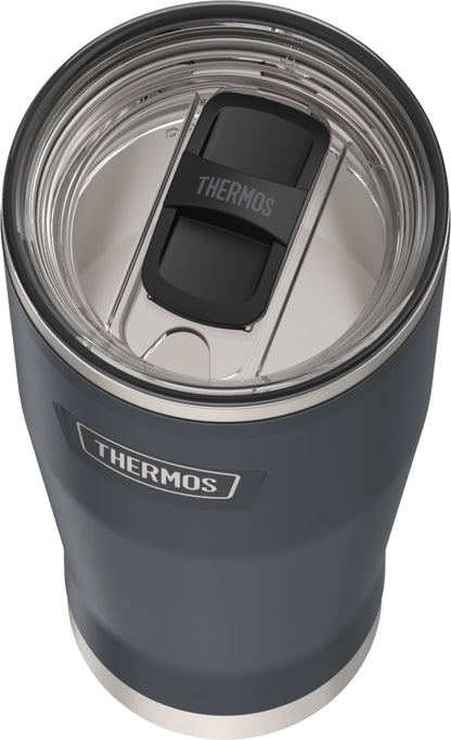 Thermos Stainless Steel Tumbler, w/ Slide Lock Lid, Graphite, 18 oz
