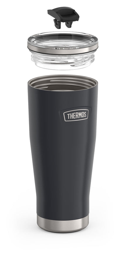 Thermos Stainless Steel Tumbler, w/ Slide Lock Lid, Graphite, 18 oz