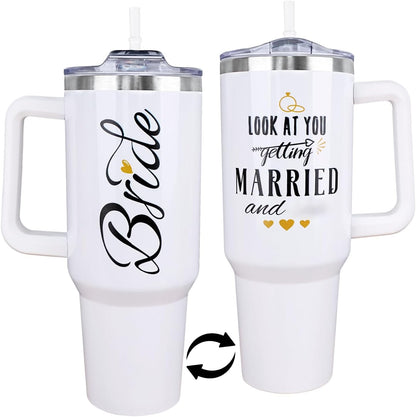 Frostbuddy™ Gamer Gifts, 40 Oz Gaming Tumbler with Handle and Straw Gamer - Insulated Travel Coffee Mug