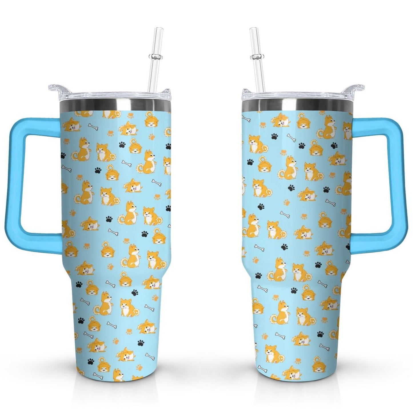 Frostbuddy™ Gift for Dog Lovers Cute Dog Tumbler for Women - 40oz - Insulated Travel Tumbler Cup