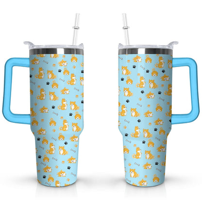 Frostbuddy™ Gift for Dog Lovers Cute Dog Tumbler for Women - 40oz - Insulated Travel Tumbler Cup