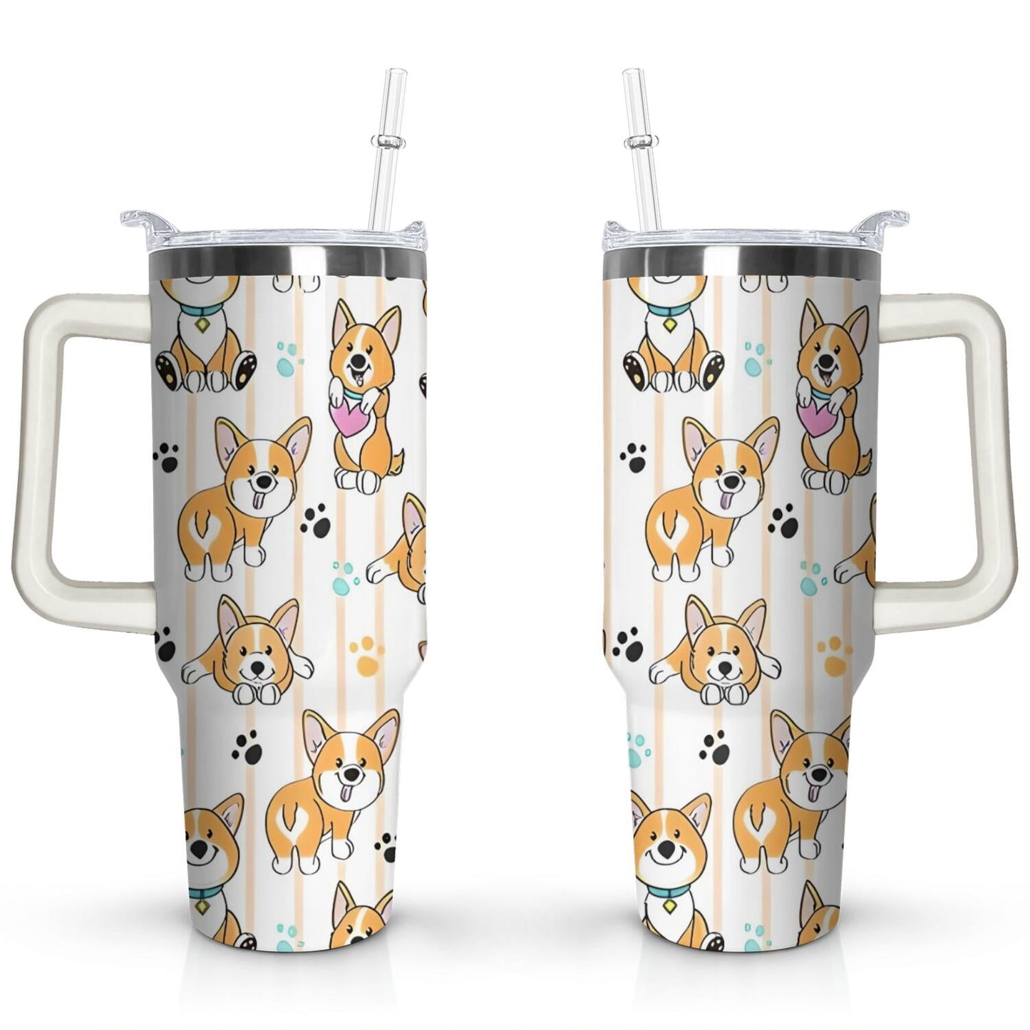 Frostbuddy™ Gift for Dog Lovers Cute Dog Tumbler for Women - 40oz - Insulated Travel Tumbler Cup