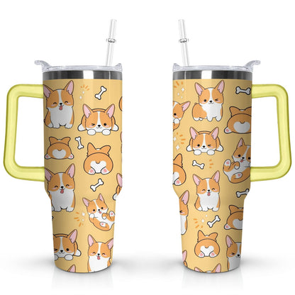 Frostbuddy™ Gift for Dog Lovers Cute Dog Tumbler for Women - 40oz - Insulated Travel Tumbler Cup