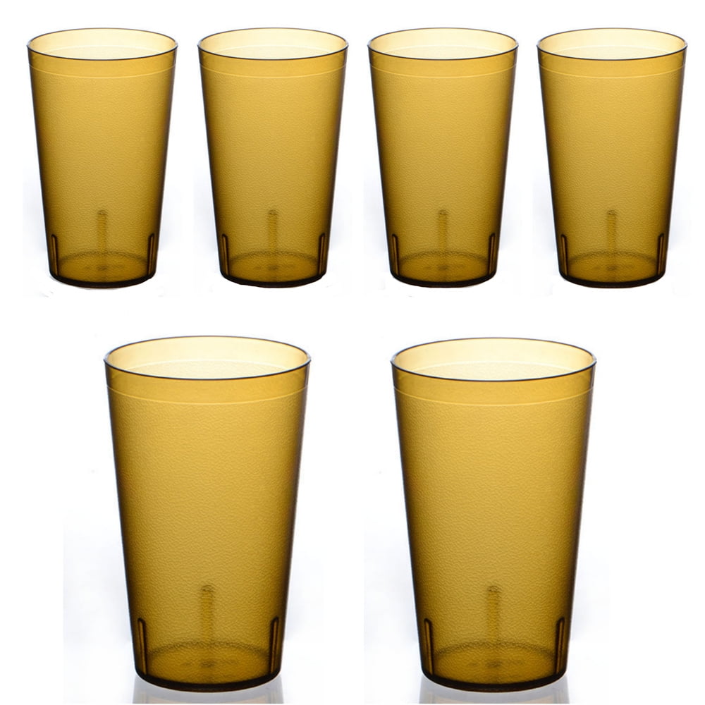 Frostbuddy™ Clear Frosted Drinking Glasses,Reusable Drinking Cups, Large Capacity Beverages Cups,Amber Cold - Reusable Stainless Steel Cup