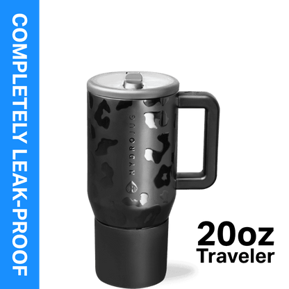 Frostbuddy™ HydroJug Traveler 20 oz Water Bottle, Stainless Steel Insulated Tumbler - Leakproof Insulated Water Bottle