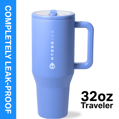 Frostbuddy™ HydroJug Traveler 32 oz Water Bottle, Stainless Steel Insulated Tumbler - Leakproof Insulated Water Bottle