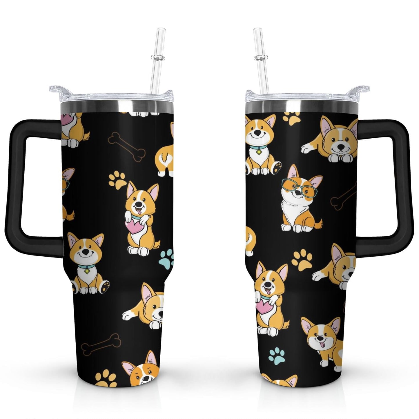 Frostbuddy™ Gift for Dog Lovers Cute Dog Tumbler for Women - 40oz - Insulated Travel Tumbler Cup