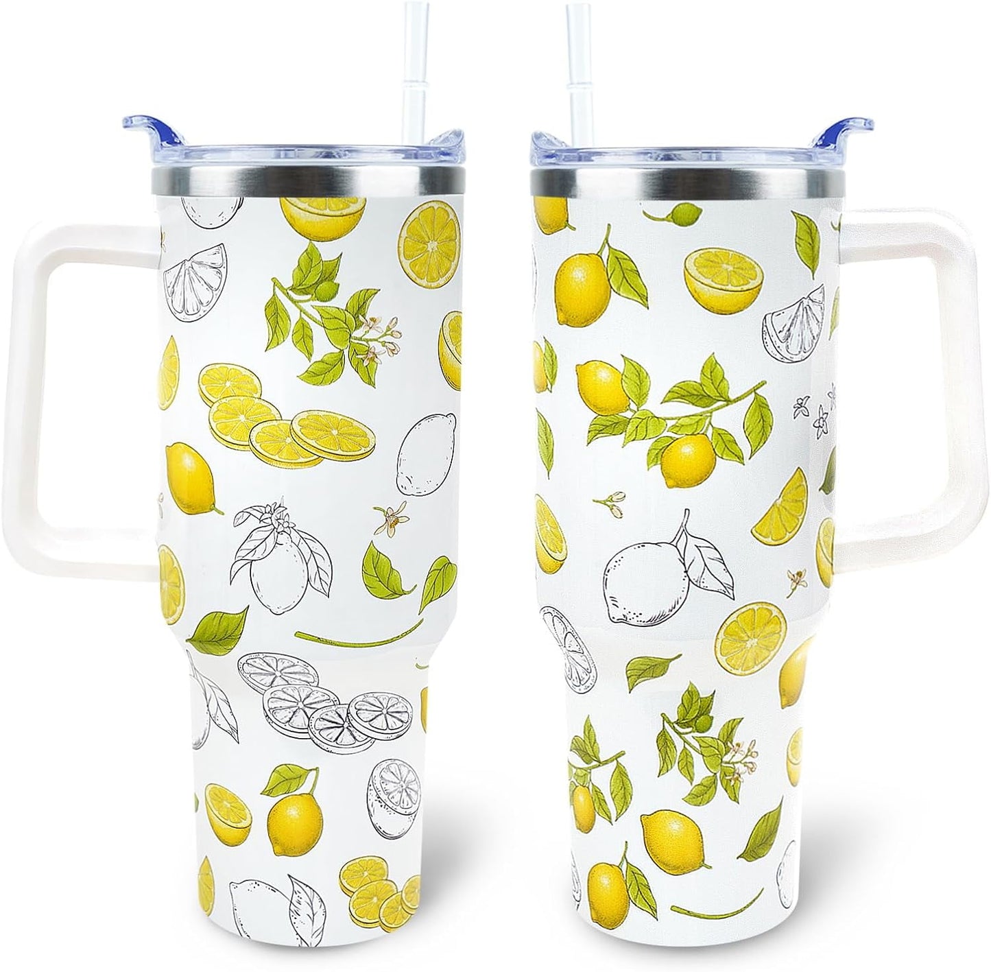 Frostbuddy™ Mom Tumbler 40 oz Tumbler with Handle and Straw Lid Leak - Insulated Travel Tumbler Cup