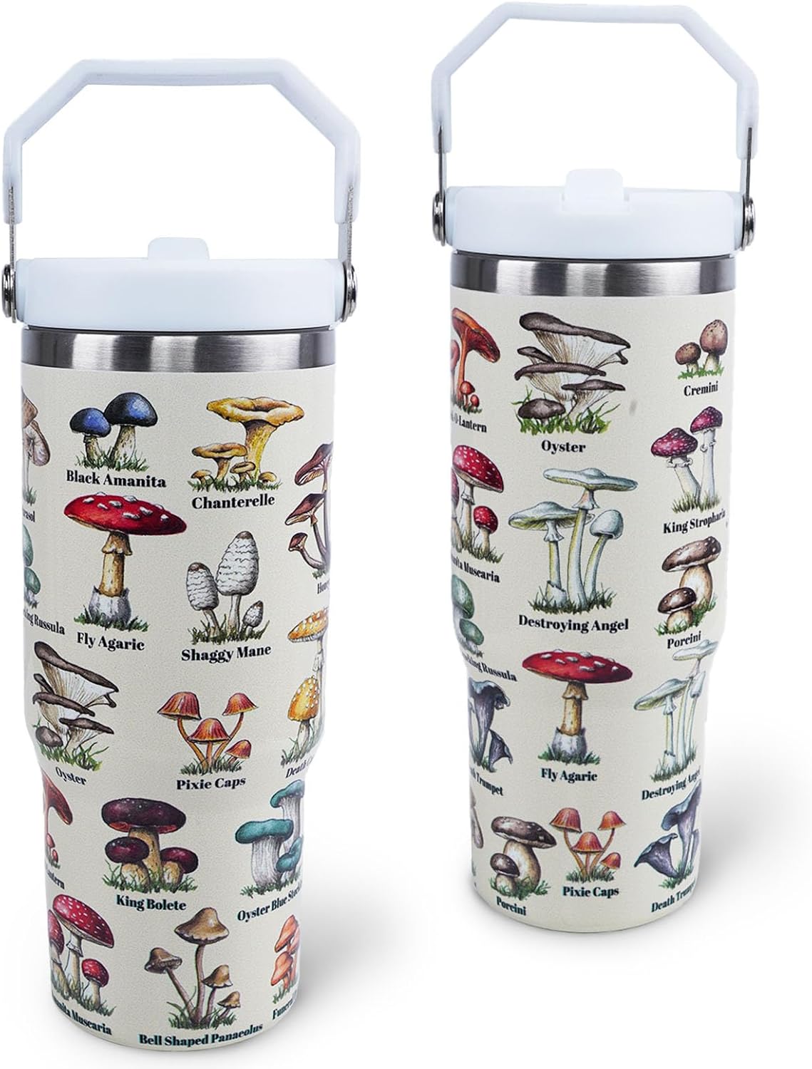 Frostbuddy™ Elephant Mug 30 oz Tumbler with Handle Flip Straw Leak Proof - Insulated Travel Coffee Mug