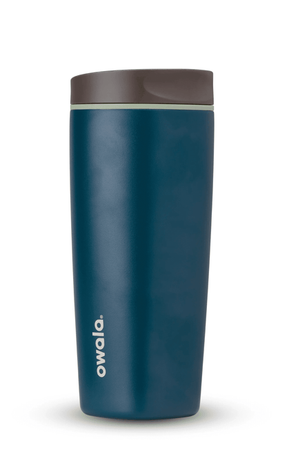 Frostbuddy™ Owala SmoothSip Stainless Steel Coffee Tumbler, 20oz, Cotton Candy Sky - Insulated Travel Tumbler Cup