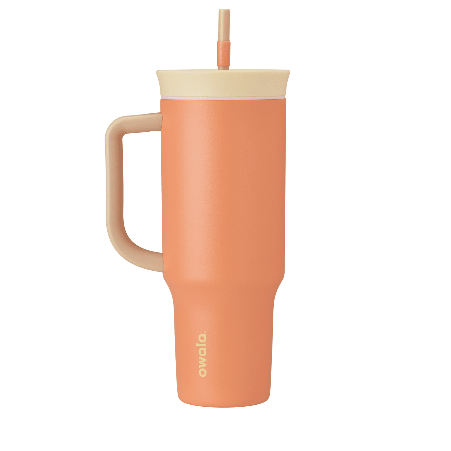 Frostbuddy™ Premium Owala Stainless Steel Tumbler, 40oz, Light Purple - Insulated Travel Tumbler Cup