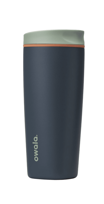 Frostbuddy™ Owala SmoothSip Stainless Steel Coffee Tumbler, 20oz, Cotton Candy Sky - Insulated Travel Tumbler Cup