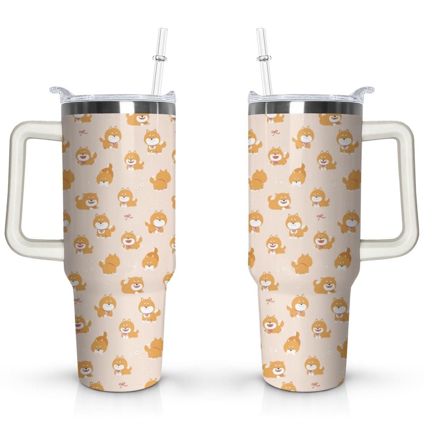 Frostbuddy™ Gift for Dog Lovers Cute Dog Tumbler for Women - 40oz - Insulated Travel Tumbler Cup