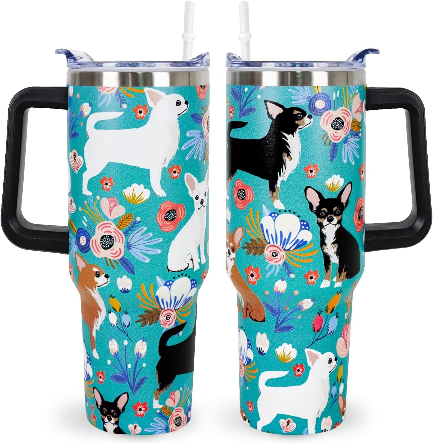 Frostbuddy™ Pitbull Gifts Dog Tumbler Cup for Women Men 40oz Stainless Steel - Insulated Travel Coffee Mug