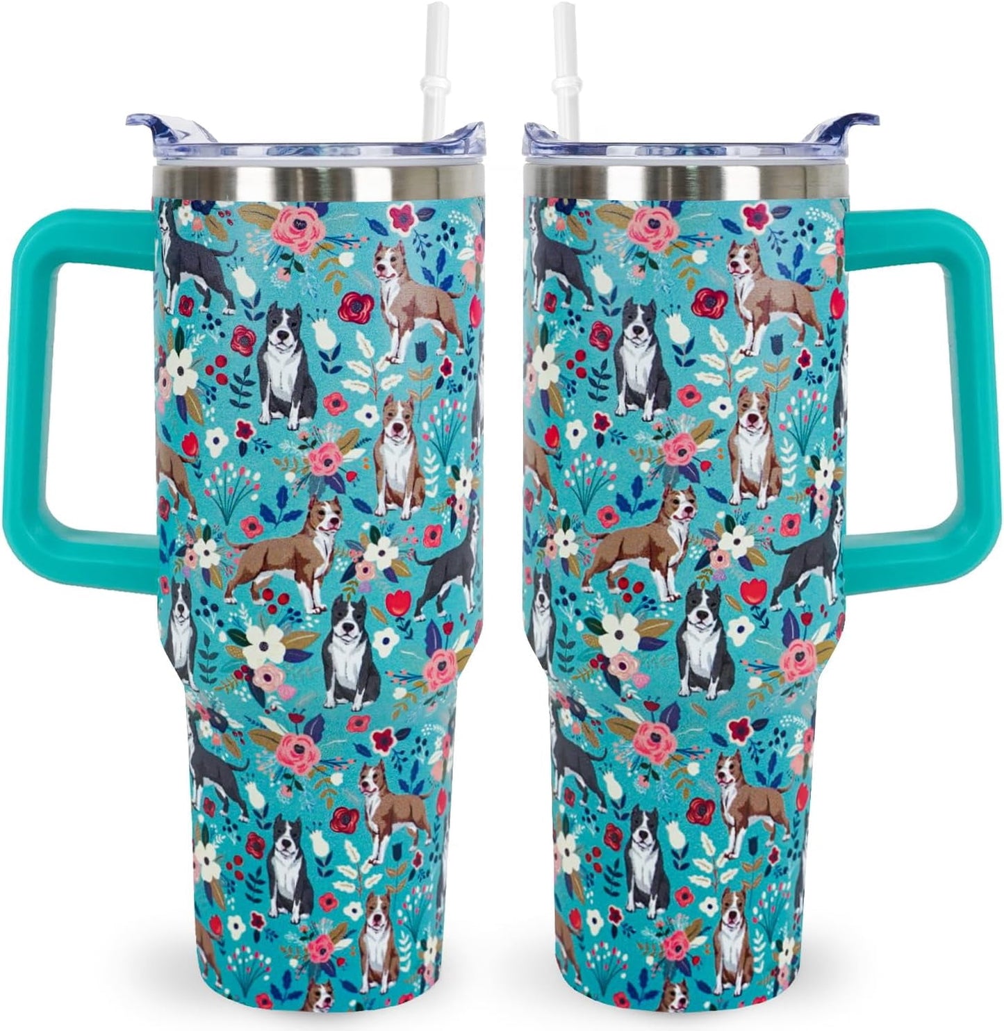 Frostbuddy™ Pitbull Gifts Dog Tumbler Cup for Women Men 40oz Stainless Steel - Insulated Travel Coffee Mug