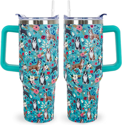 Frostbuddy™ Pitbull Gifts Dog Tumbler Cup for Women Men 40oz Stainless Steel - Insulated Travel Coffee Mug