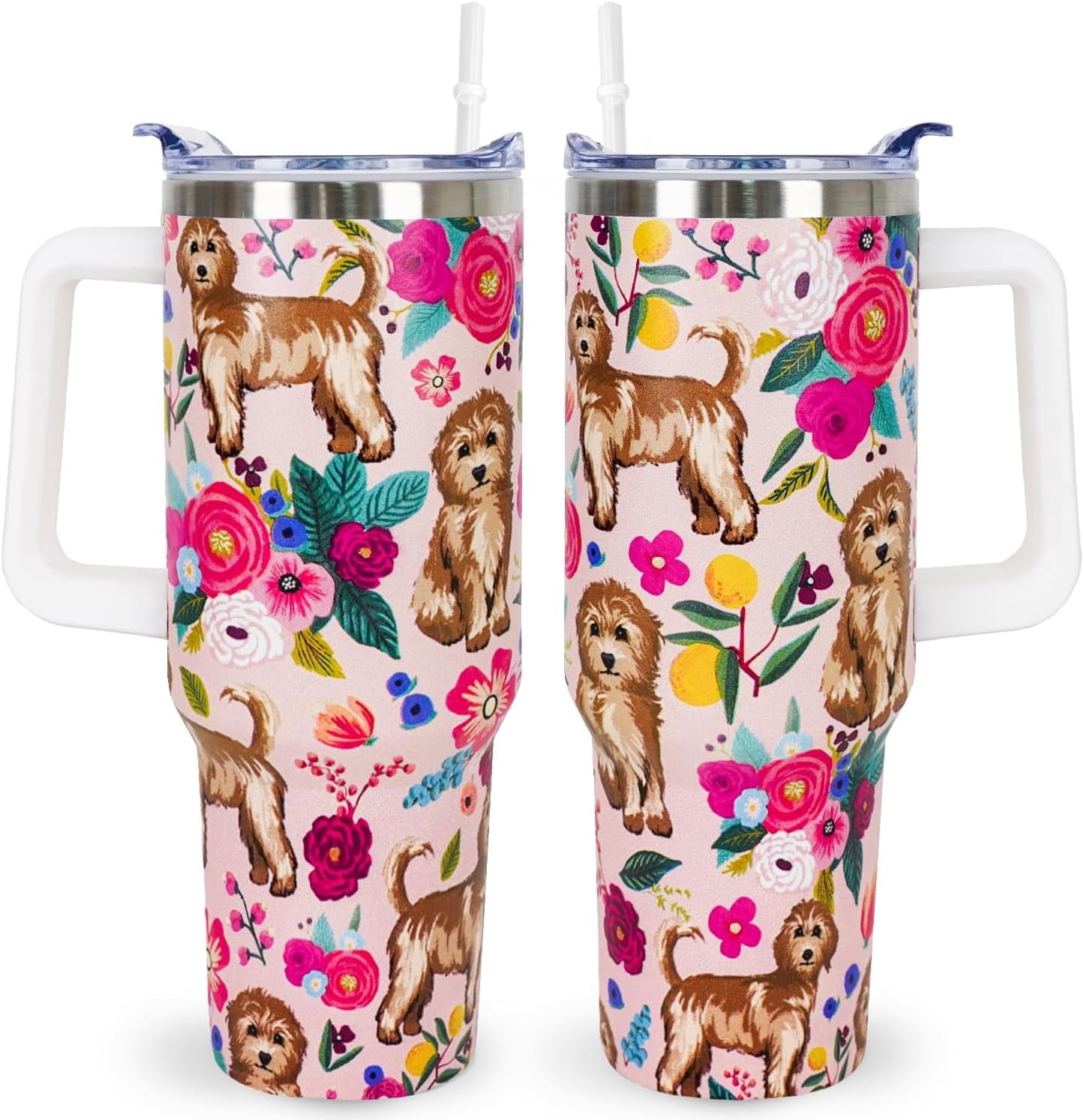 Frostbuddy™ Pitbull Gifts Dog Tumbler Cup for Women Men 40oz Stainless Steel - Insulated Travel Coffee Mug