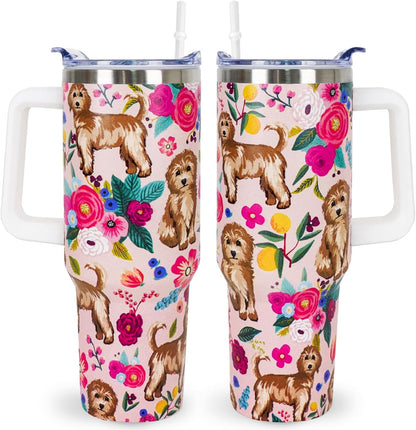 Frostbuddy™ Pitbull Gifts Dog Tumbler Cup for Women Men 40oz Stainless Steel - Insulated Travel Coffee Mug