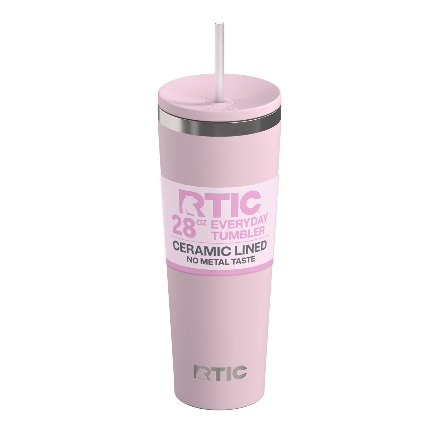 Frostbuddy™ 28 oz Ceramic Lined Everyday Tumbler, Spill-Resistant Straw Lid, Marine - Insulated Travel Tumbler Cup