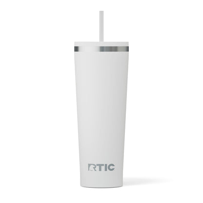 Frostbuddy™ 28 oz Ceramic Lined Everyday Tumbler, Spill-Resistant Straw Lid, Plum - Insulated Travel Tumbler Cup